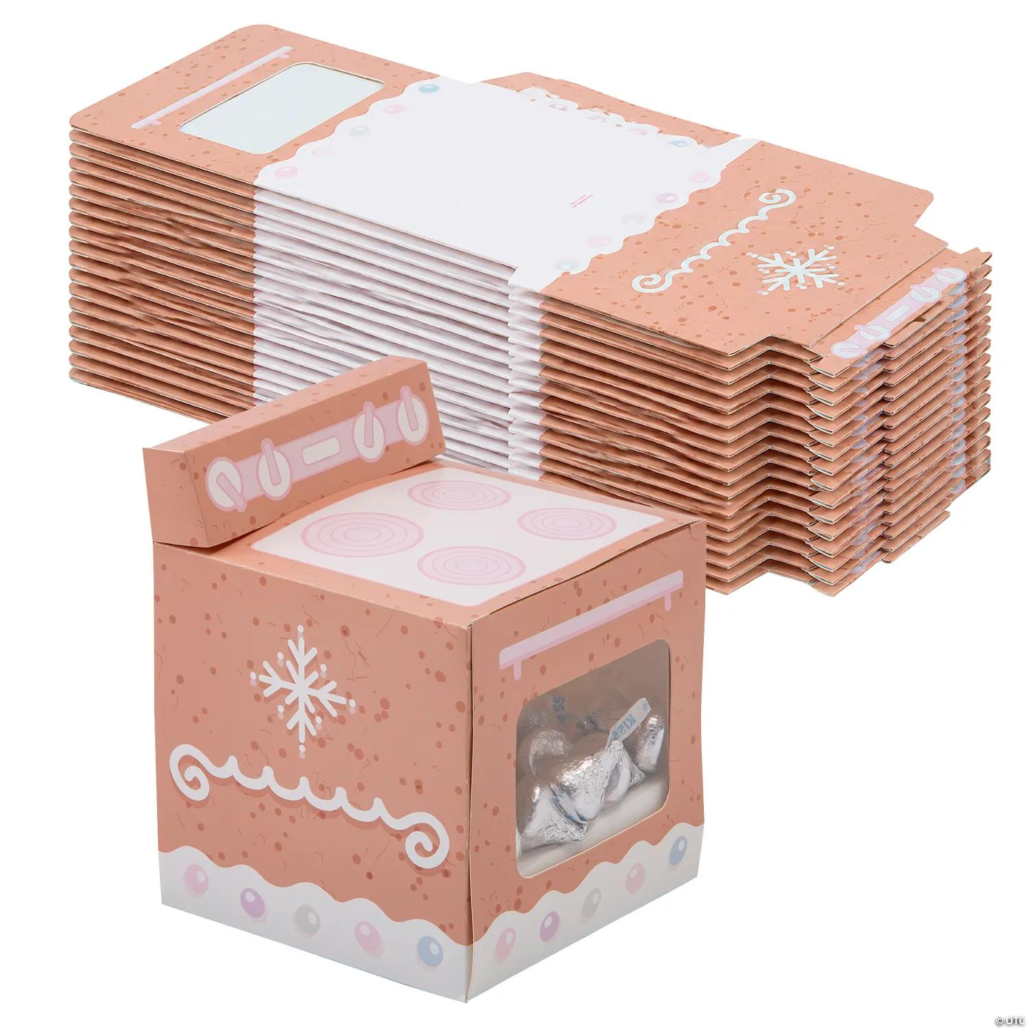 Gingerbread Oven Christmas Cupcake Favour Boxes